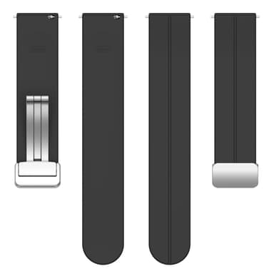 Klokkereim til Samsung Galaxy Watch 20mm Sort