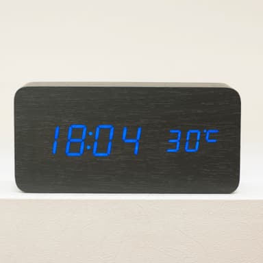 Digital vekkerklokke Blå