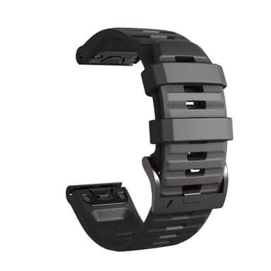 Klokkerem til Garmin Fenix / Forerunner / Approach / Quatix, svart