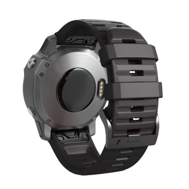 Klokkerem til Garmin Fenix / Forerunner / Approach / Quatix, svart