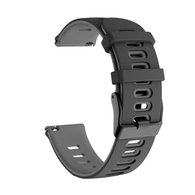 Klokkereim til Garmin Forerunner 245 / 645 / Vivoactive / Vivomove silikon Sort