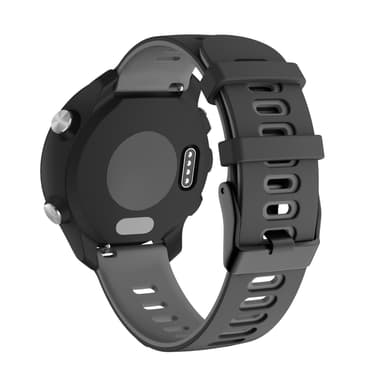Klokkereim til Garmin Forerunner 245 / 645 / Vivoactive / Vivomove silikon Sort