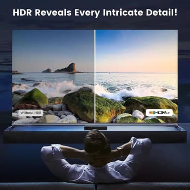HDMI-bryter, 7x1 med 4K 60Hz og IR-fjernkontroll