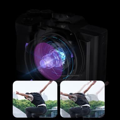 Digitalkamera 4K, 48MP, CMOS, 16x zoom, selvutløser
