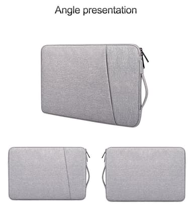 Laptop-etui 13,3 tommers i lerret Grå