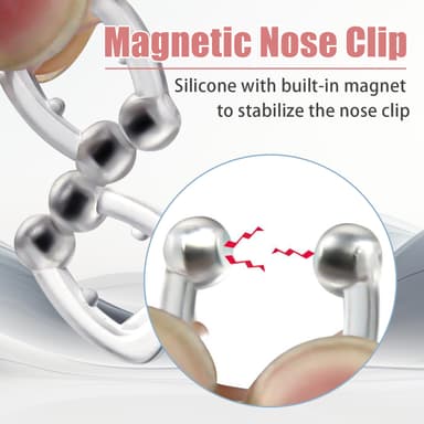 Magnetisk neseklype mot snorking i silikon 1-Pack