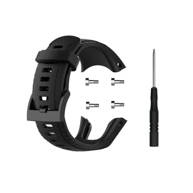 Klokkereim som passer til Suunto 5 Sort
