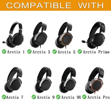 Cooling Gel øreputer for SteelSeries ARCTIS headset
