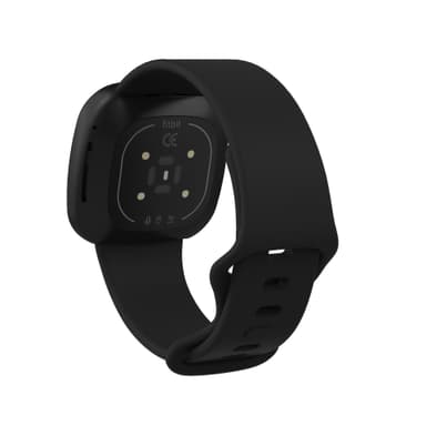 Klokkebånd for Fitbit Versa4/Fitbit Versa3/Fitbit Sense/Fitbit Sense2 Sort M