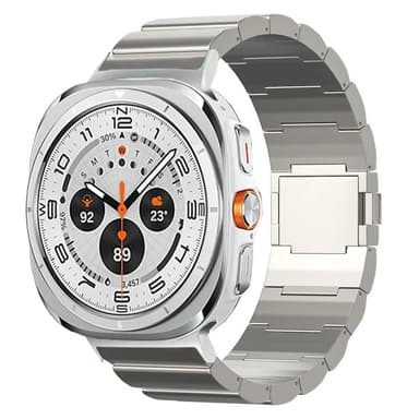 Magnetrem i titan til Samsung Galaxy Watch 7 Ultra Sølv