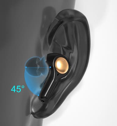 Øreplugger, trådløse Bluetooth 5.0 Double Dynamic Sort