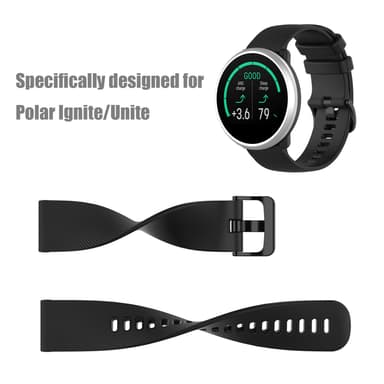Polar Ignite/Unite armbånd silikon Rosa