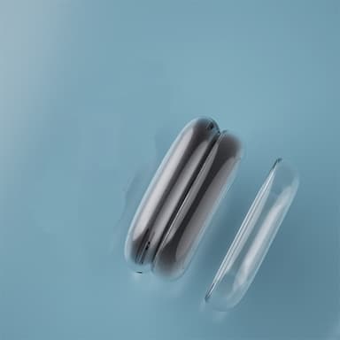 TPU-erstatningsøreputer for Airpods Max Gjennomsiktig