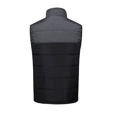Oppvarmet vest for konstant og rask varme Svart+grå 3XL