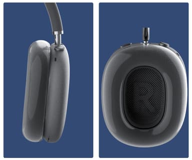 TPU-erstatningsøreputer for Airpods Max Gjennomsiktig