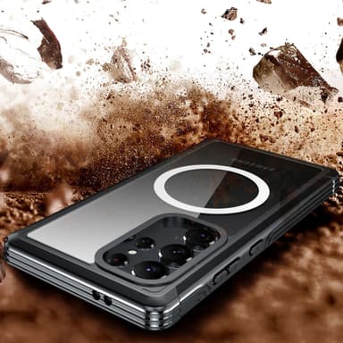 Samsung A55 magnetisk mobildeksel Blå