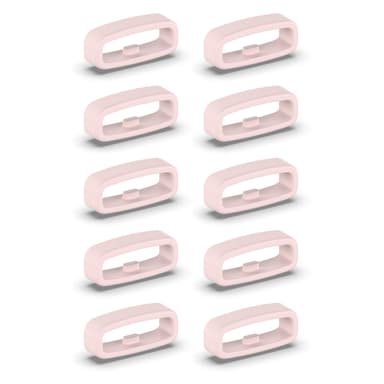 Løkke for 22 mm klokkerem i 10-pakning Rosa