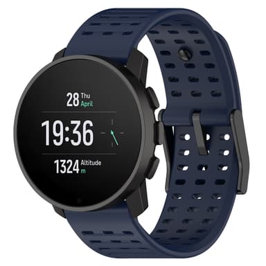 Silikonrem for Suunto Vertical 9 Peak Series Sports Watch Mørke blå