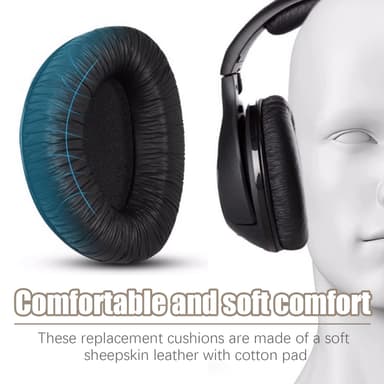Øreputer til Sennheiser RS165 / 175 Sort 1 par
