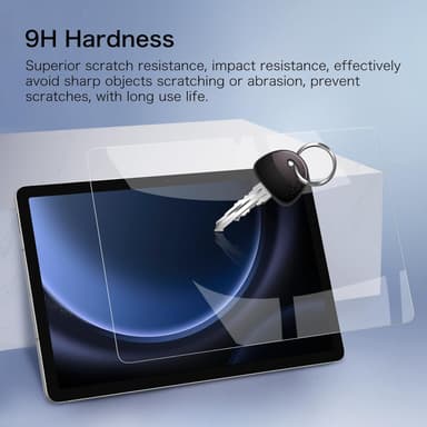 Skjermbeskytter i herdet glass for Samsung Galaxy Tab (2-pack) Samsung Galaxy Tab S9+/Tab S9+ 5G