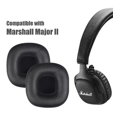 Øreputer til Marshall Major II Black 1 par