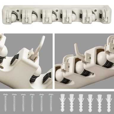 Redskapsholder 40,5 x 6 x 10,5 cm - beige