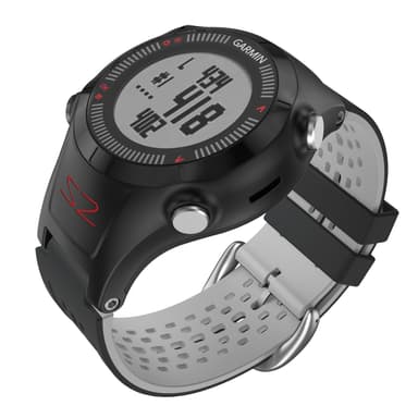 Klokkerem i silikon til Garmin Approach S2, Svart / Grå