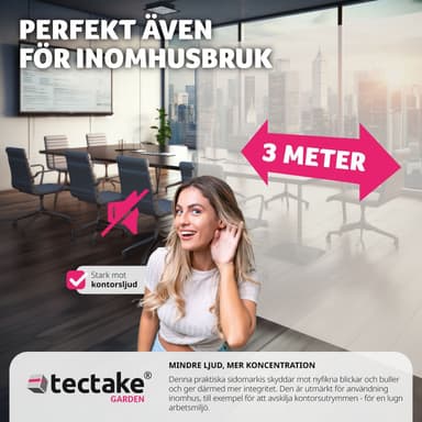 Sidemarkise med uttrekkbar mekanisme - 180 x 300 cm,beige