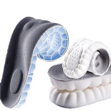 4D Ultra Soft skoinnleggssåler - 1 par Sort