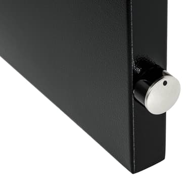 Infrarød oppvarming av hybridpanel med termostat - svart