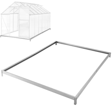Fundament til drivhus - 375 x 190 x 12 cm