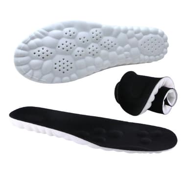 4D Ultra Soft skoinnleggssåler - 1 par Sort