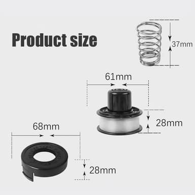 Trimmerspole for Black Decker GL250/GL310/GL360 gresstrimmer