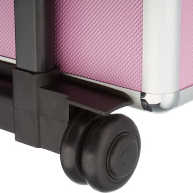 Sminkekoffert med 4 etasjer - pink