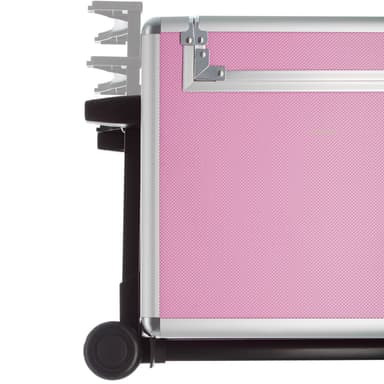 Sminkekoffert med 4 etasjer - pink