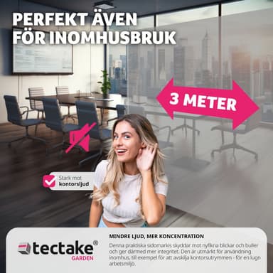 Sidemarkise med uttrekkbar mekanisme - 180 x 300 cm,grå