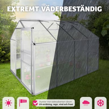 Drivhus uten fundament - transparent