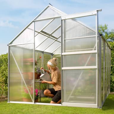 Drivhus uten fundament - transparent