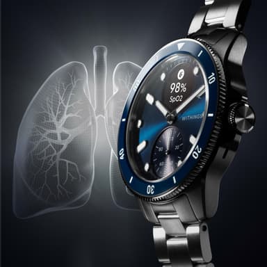Withings ScanWatch Nova hybridklokke 42mm (blå)