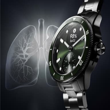 Withings ScanWatch Nova hybridklokke 42mm (grønn)