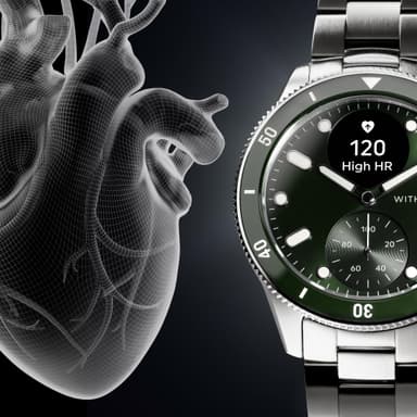 Withings ScanWatch Nova hybridklokke 42mm (grønn)