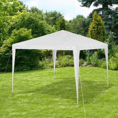 Hagepaviljong, partytelt 3x3 m - hvit