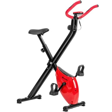 Trimsykkel FitX-sykkel, sammenleggbar med LCD-skjerm - 113 x 43 x 80 cm