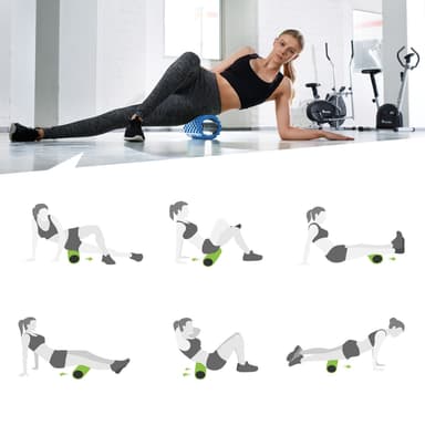 Yoga massasjerulle skumrulle - blå