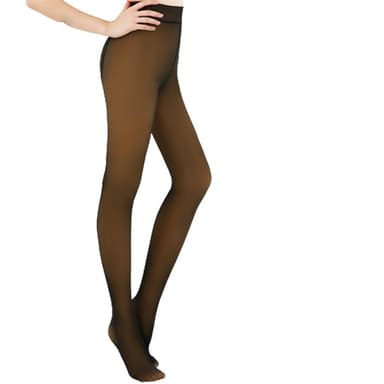Varmende vintertights med fôr av fleece