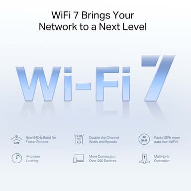 Mercusys Halo H47BE Wifi 7 Mesh 2-pk