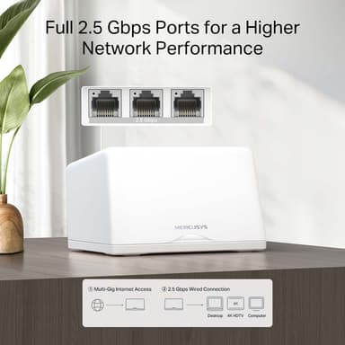 Mercusys Halo H47BE Wifi 7 Mesh 2-pk