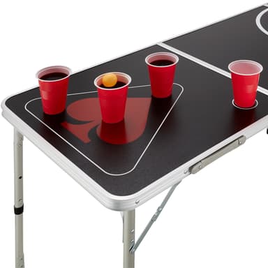 Beer pong bord Spring Break - svart