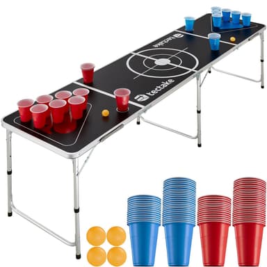 Beer pong bord Spring Break - svart