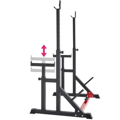 Squat Rack Rocky - svart